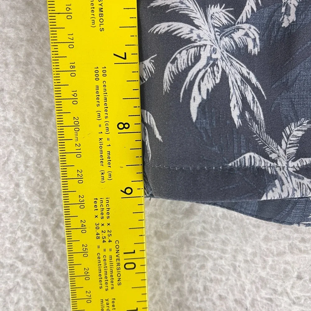 Travis‎ Mathew Sand Bar Board Shorts Mens Size 32 Blue Palm Trees Swimwear Beach